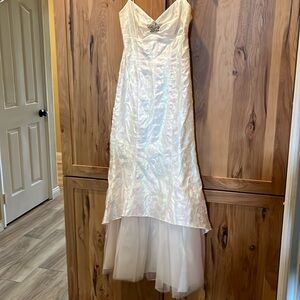 Pink/ivory mermaid style lace up like new worn ones paid $110 asking $80